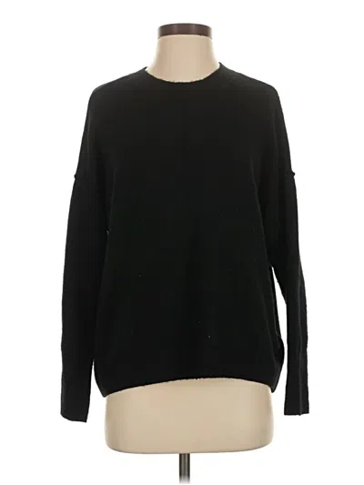 Pre-owned Vince Camuto Pullover Sweater In Black