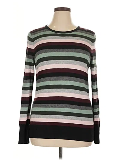 Pre-owned Vince Camuto Pullover Sweater In Black