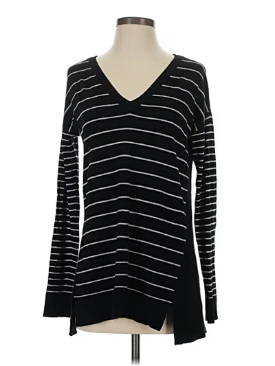 Pre-owned Vince Camuto Pullover Sweater In Black