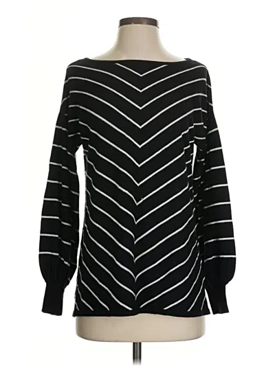 Pre-owned Vince Camuto Pullover Sweater In Black