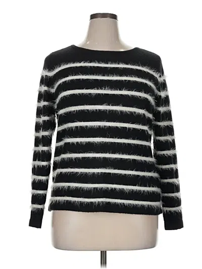 Pre-owned Vince Camuto Pullover Sweater In Black