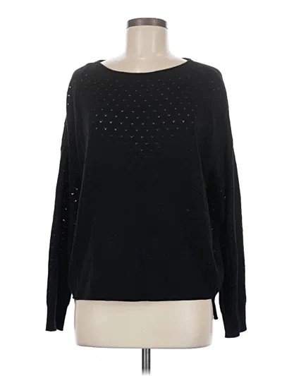 Pre-owned Vince Camuto Pullover Sweater In Black