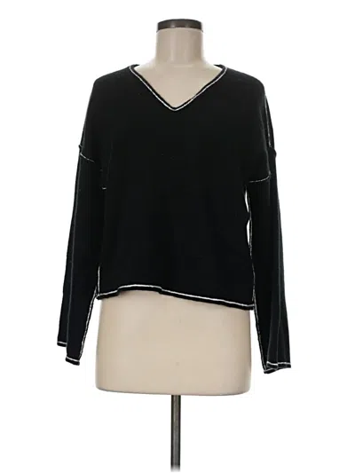 Pre-owned Vince Camuto Pullover Sweater In Black