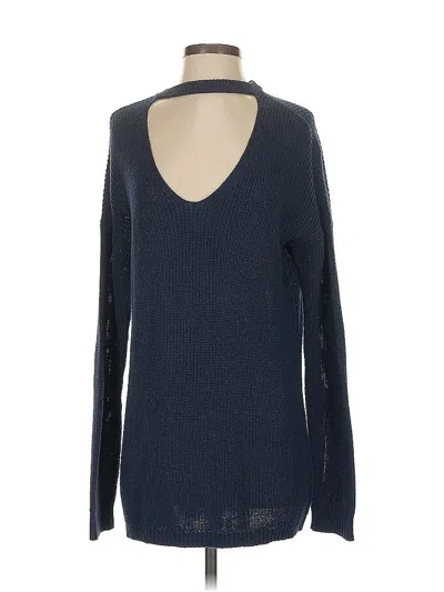 Pre-owned Vince Camuto Pullover Sweater In Blue