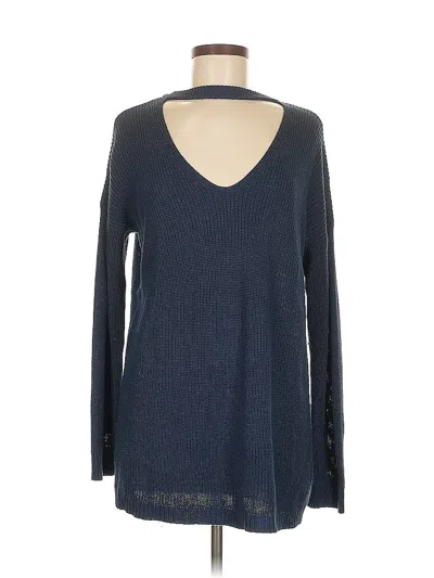 Pre-owned Vince Camuto Pullover Sweater In Blue