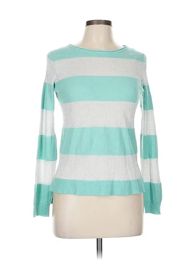 Pre-owned Vince Camuto Pullover Sweater In Blue