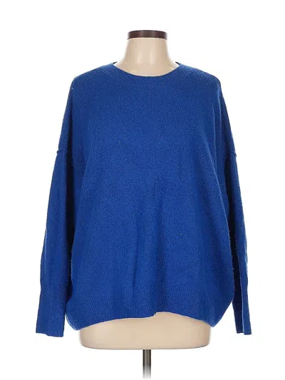 Pre-owned Vince Camuto Pullover Sweater In Blue