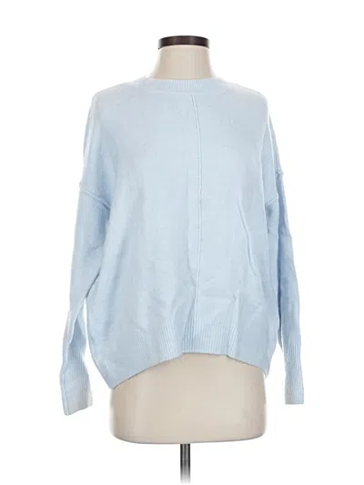 Pre-owned Vince Camuto Pullover Sweater In Blue