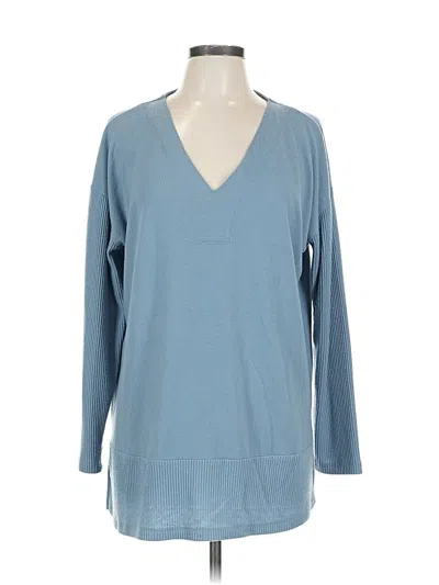 Pre-owned Vince Camuto Pullover Sweater In Blue