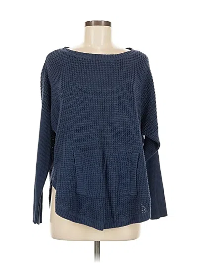 Pre-owned Vince Camuto Pullover Sweater In Blue