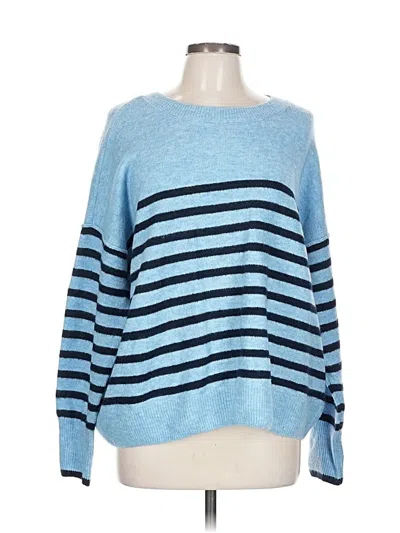 Pre-owned Vince Camuto Pullover Sweater In Blue