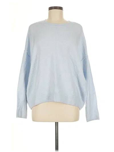Pre-owned Vince Camuto Pullover Sweater In Blue