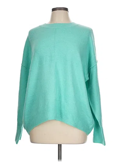 Pre-owned Vince Camuto Pullover Sweater In Blue