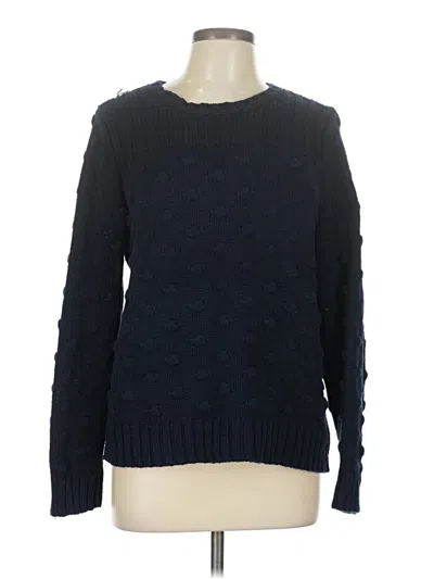 Pre-owned Vince Camuto Pullover Sweater In Blue