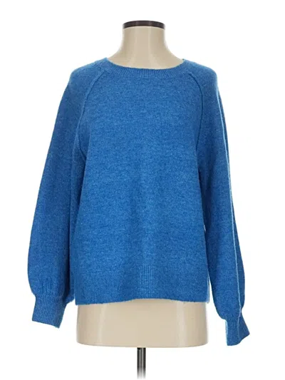 Pre-owned Vince Camuto Pullover Sweater In Blue