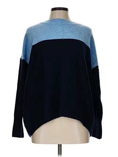 Pre-owned Vince Camuto Pullover Sweater In Blue