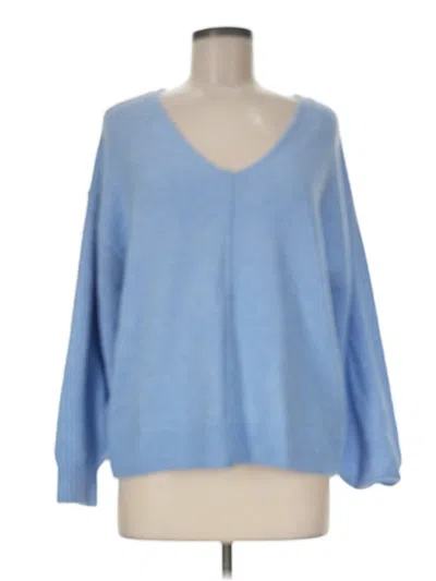 Pre-owned Vince Camuto Pullover Sweater In Blue