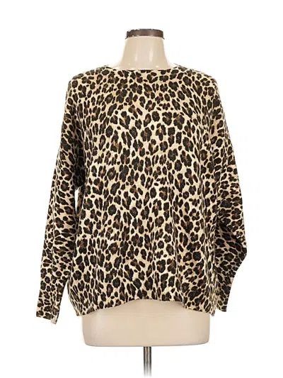 Pre-owned Vince Camuto Pullover Sweater In Brown