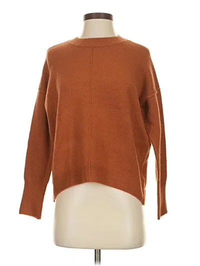Pre-owned Vince Camuto Pullover Sweater In Brown