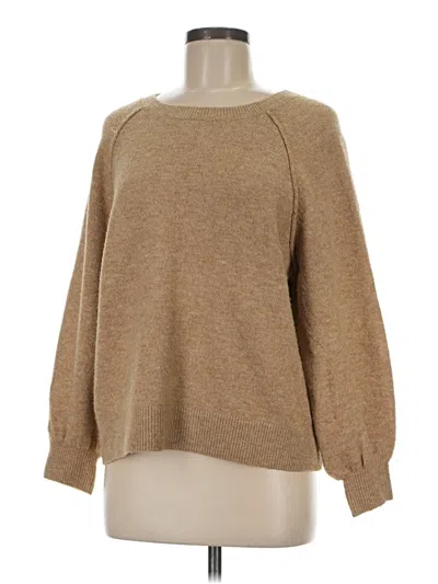 Pre-owned Vince Camuto Pullover Sweater In Brown