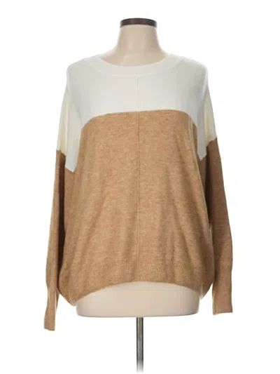 Pre-owned Vince Camuto Pullover Sweater In Brown