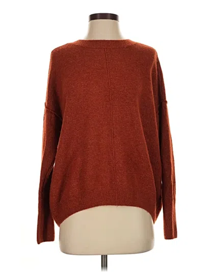 Pre-owned Vince Camuto Pullover Sweater In Brown