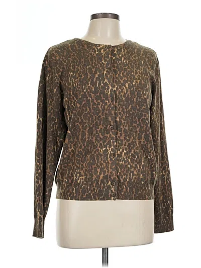 Pre-owned Vince Camuto Pullover Sweater In Brown