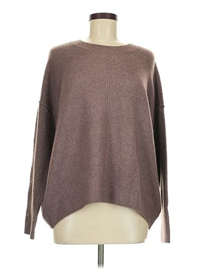 Pre-owned Vince Camuto Pullover Sweater In Brown