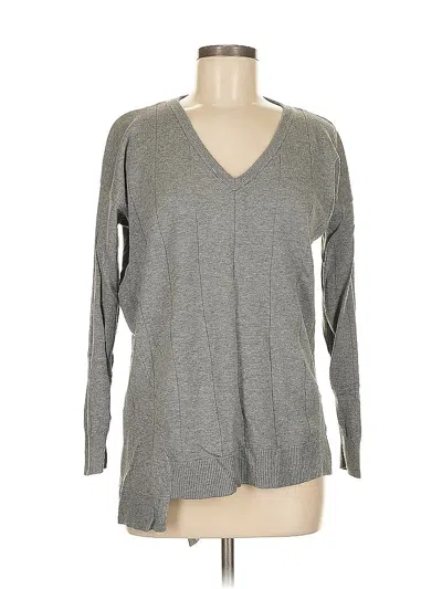 Pre-owned Vince Camuto Pullover Sweater In Gray