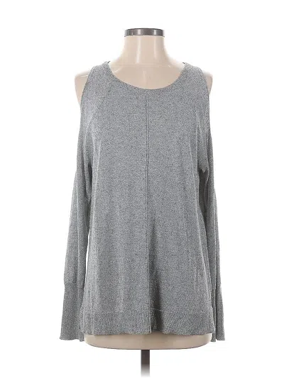 Pre-owned Vince Camuto Pullover Sweater In Gray