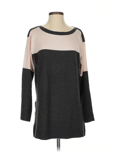 Pre-owned Vince Camuto Pullover Sweater In Gray