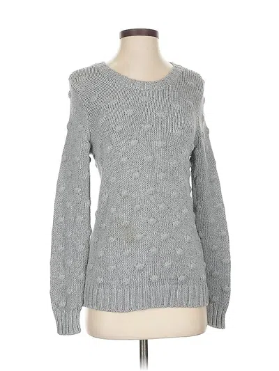 Pre-owned Vince Camuto Pullover Sweater In Gray