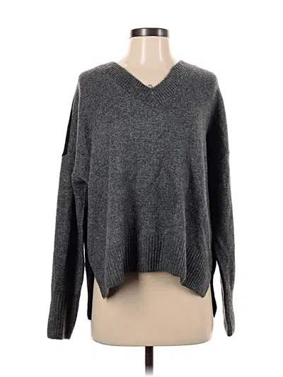 Pre-owned Vince Camuto Pullover Sweater In Gray
