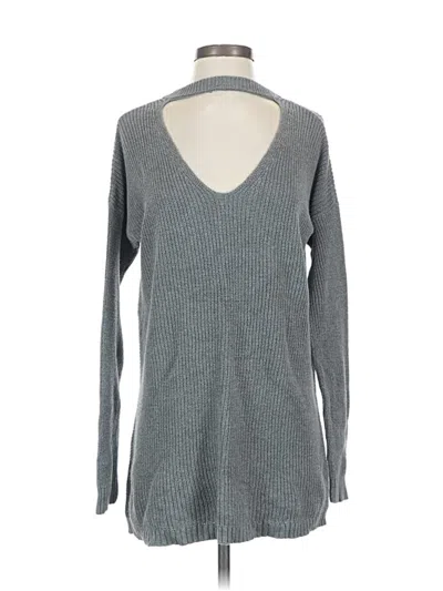 Pre-owned Vince Camuto Pullover Sweater In Gray
