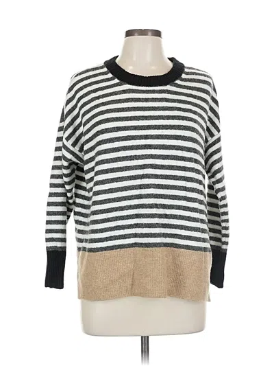 Pre-owned Vince Camuto Pullover Sweater In Gray