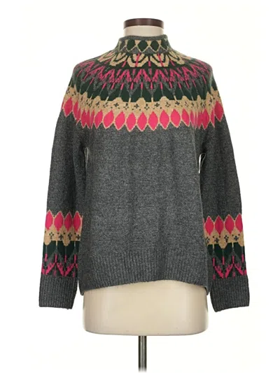 Pre-owned Vince Camuto Pullover Sweater In Gray