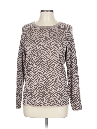 Pre-owned Vince Camuto Pullover Sweater In Gray