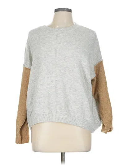 Pre-owned Vince Camuto Pullover Sweater In Gray