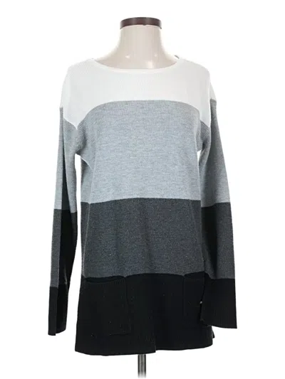 Pre-owned Vince Camuto Pullover Sweater In Gray