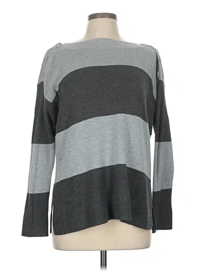 Pre-owned Vince Camuto Pullover Sweater In Gray
