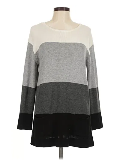 Pre-owned Vince Camuto Pullover Sweater In Gray