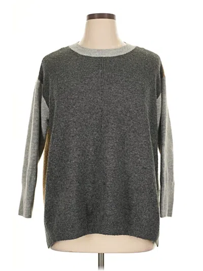 Pre-owned Vince Camuto Pullover Sweater In Gray