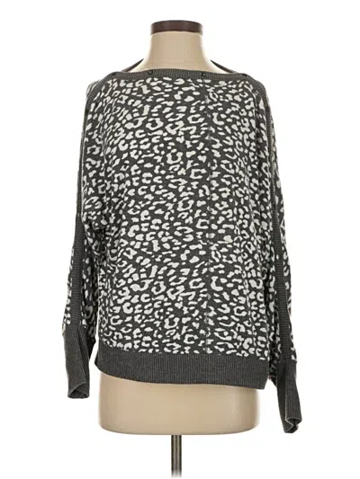 Pre-owned Vince Camuto Pullover Sweater In Gray