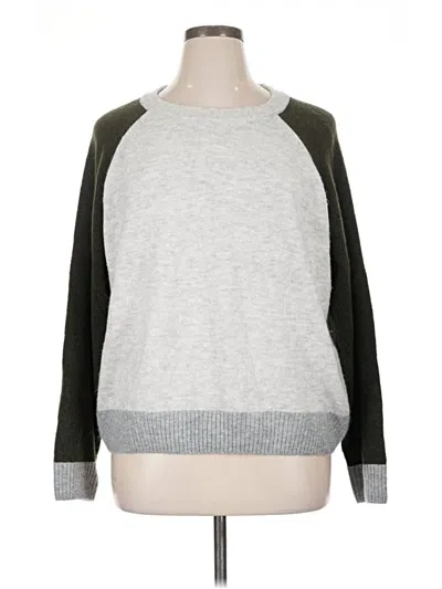 Pre-owned Vince Camuto Pullover Sweater In Gray