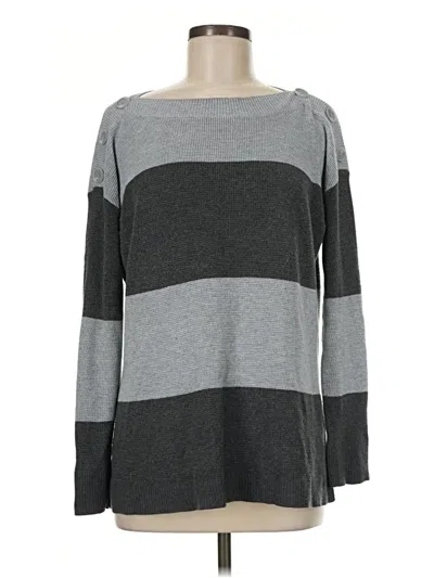Pre-owned Vince Camuto Pullover Sweater In Gray
