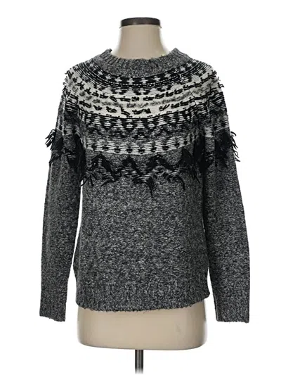 Pre-owned Vince Camuto Pullover Sweater In Gray