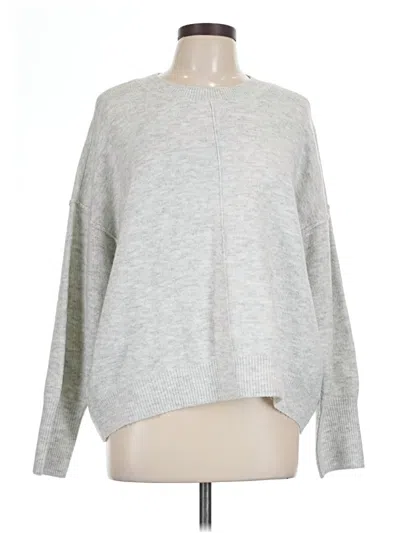Pre-owned Vince Camuto Pullover Sweater In Gray