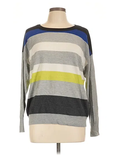 Pre-owned Vince Camuto Pullover Sweater In Gray