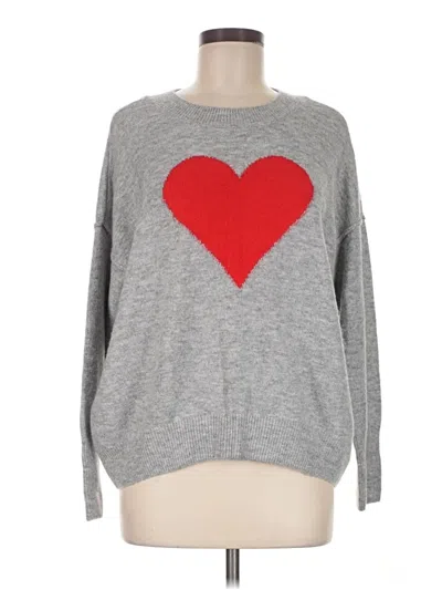 Pre-owned Vince Camuto Pullover Sweater In Gray