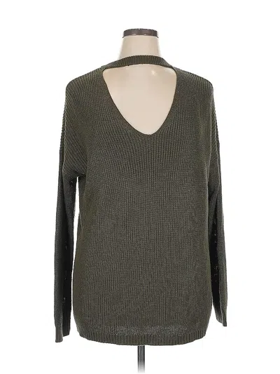 Pre-owned Vince Camuto Pullover Sweater In Green